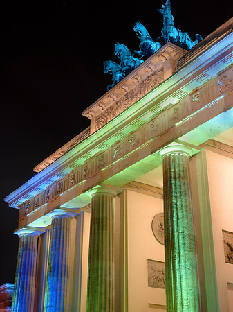 Foto Brandenburger Tor bei Nacht - Berlin