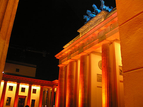 Brandenburger Tor bei Nacht Fotos