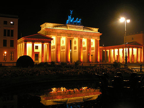 Fotos Pariser Platz bei Nacht