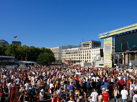 Leinwand und Fans Foto 