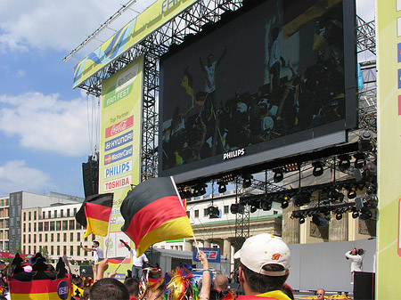 Leinwand und Fans Foto 