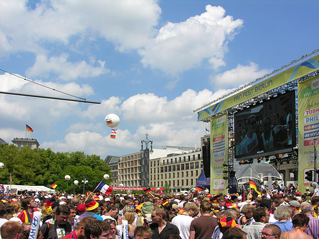 Leinwand und Fans Foto 