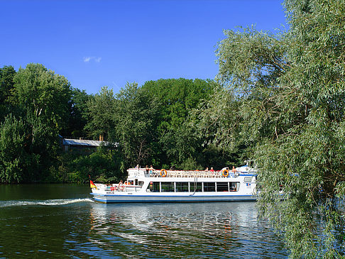 Foto Schiffe an der Pfaueninsel