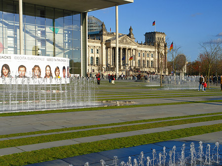 Fotos Paul-Löbe-Bau und Reichstag