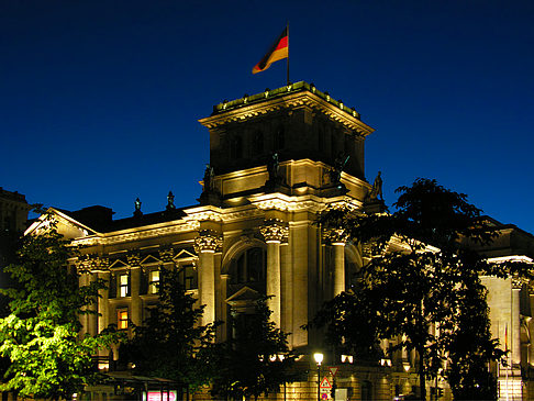 Foto Reichstag bei Nacht - Berlin