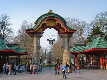 Eingang zum Zoo Foto 