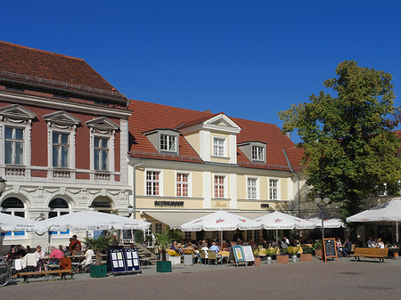 Fußgängerzone der Brandenburger Straße Foto 