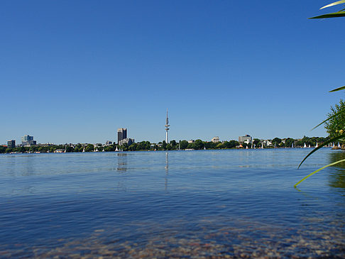 Foto Badestrand an der Außenalster - Hamburg