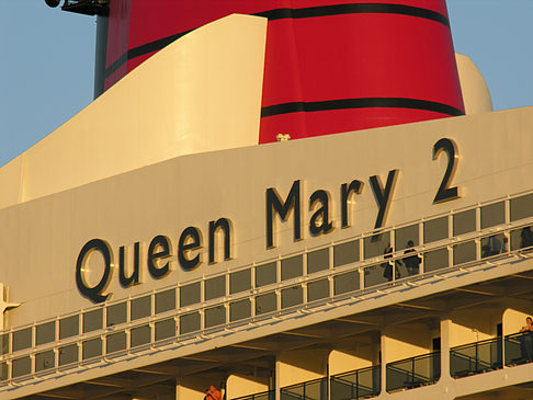 Foto Queen Mary 2 Nahaufnahme