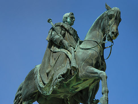 König-Johann-Statue Fotos